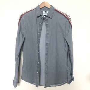 Men’s Small Gray Bomber Jacket Topman